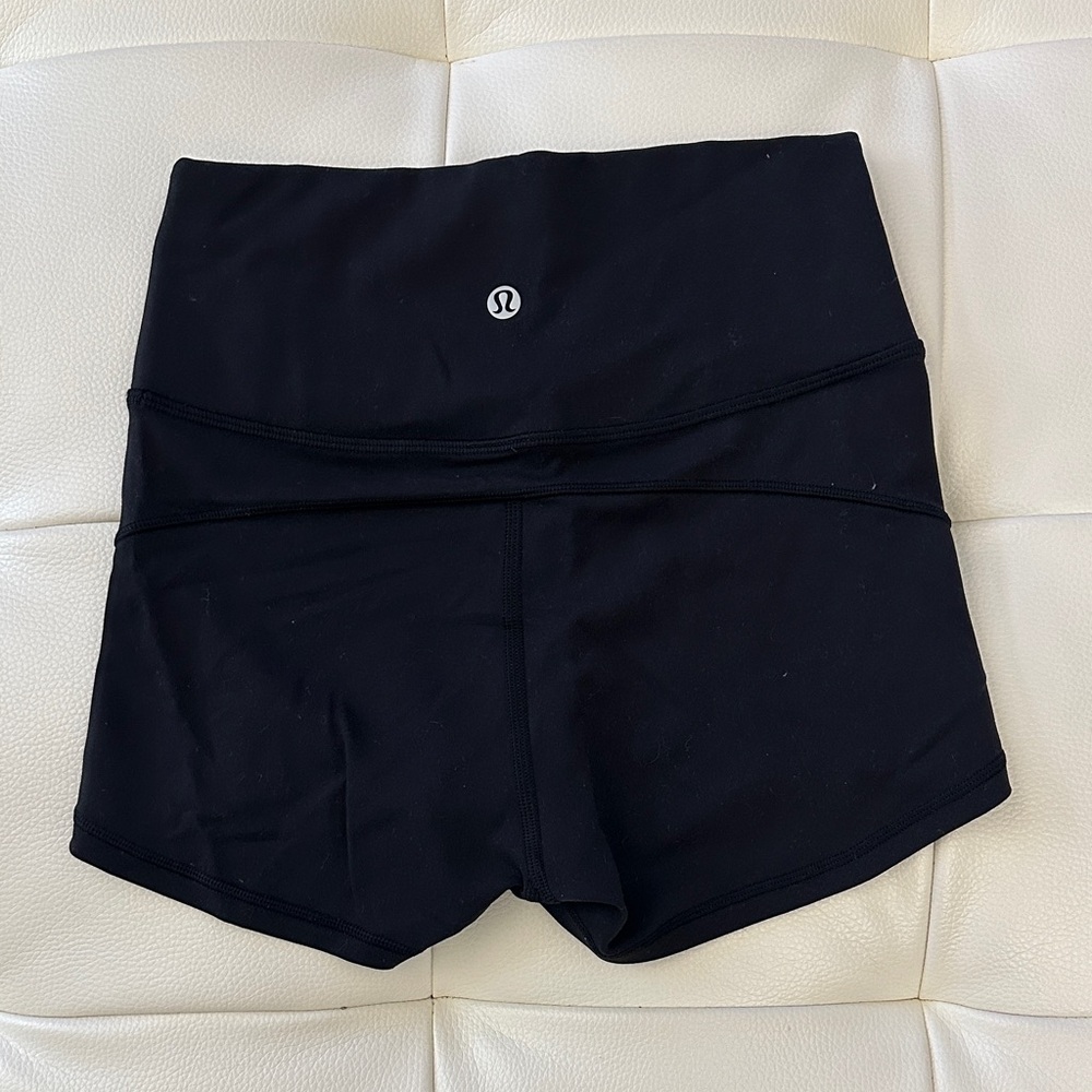 lululemon athletica Women's High-Waisted Black Shorts